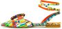 Prosperine Multicolor stoffen sandaal met enkelband Multicolor Dames - Thumbnail 3