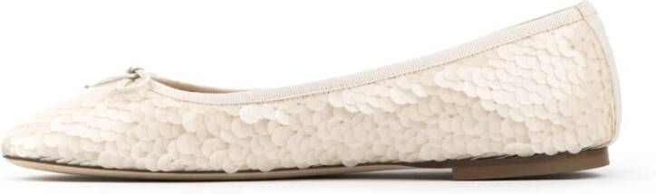 Prosperine Pailletten Ballerina's met Strikdetail