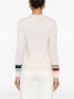 PS By Paul Smith Beige Trui met Ronde Hals en Ribgebreide Boorden - Thumbnail 2