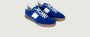 PS By Paul Smith Blauwe Leren Dover Sneakers Blue Heren - Thumbnail 2
