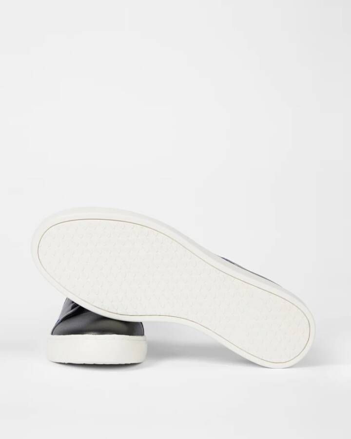 PS By Paul Smith Geborduurde Leren Sneakers voor Fietsers
