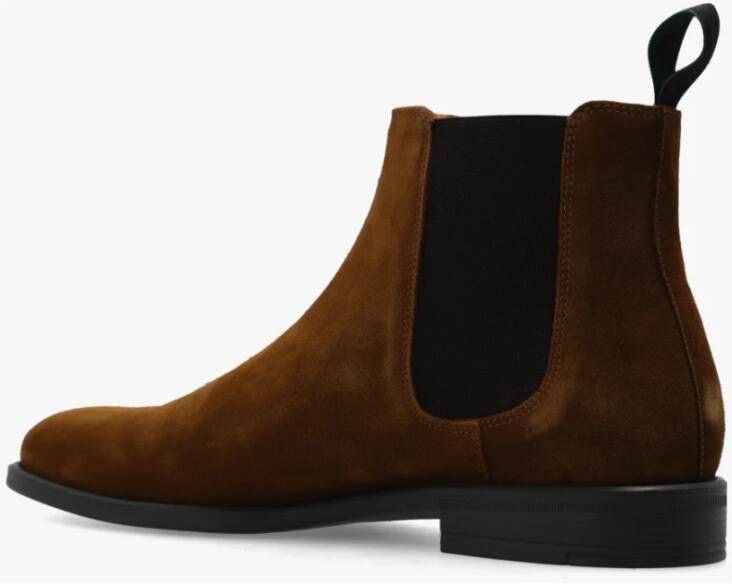 PS By Paul Smith Leather Chelsea boots Bruin Heren