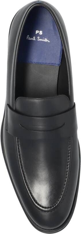 PS By Paul Smith Leren schoenen type loafers Black Heren