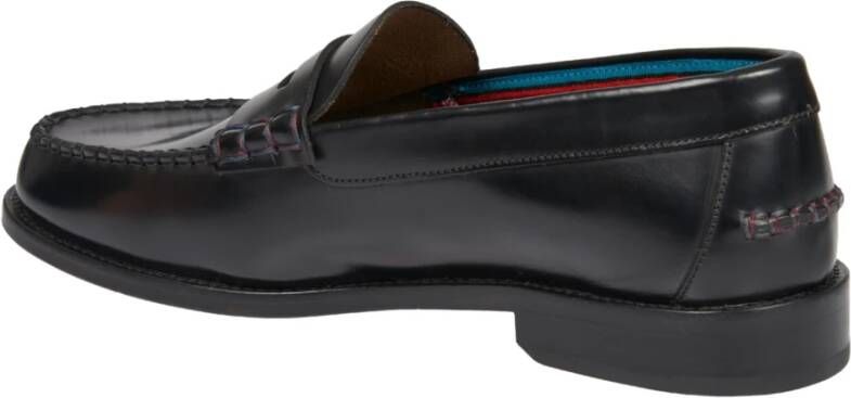 PS By Paul Smith Zwarte Leren Loafer Mocassin Schoenen Black Heren