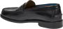 PS By Paul Smith Zwarte Leren Loafer Mocassin Schoenen Black Heren - Thumbnail 3