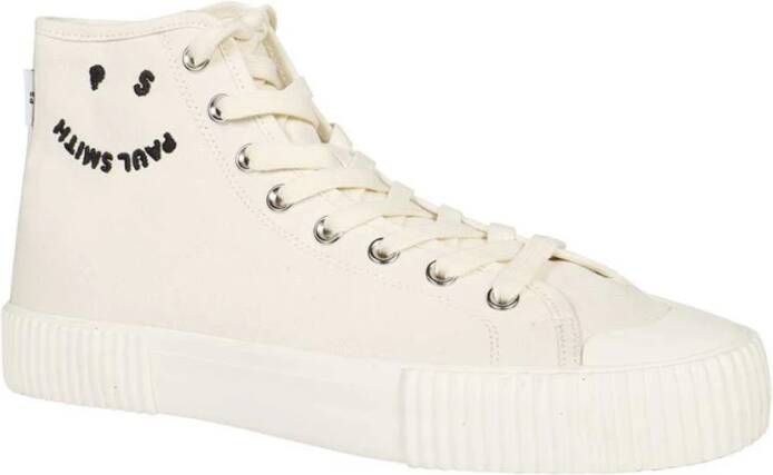 PS By Paul Smith Off White Kibby Sneakers Beige Heren