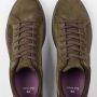 PS By Paul Smith Rex Khaki Sneakers Premium Suède Abstract Borduurwerk - Thumbnail 2