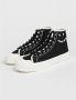 PS By Paul Smith Zwarte Logo High-Top Sneakers Black Heren - Thumbnail 3