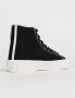 PS By Paul Smith Zwarte Logo High-Top Sneakers Black Heren - Thumbnail 5