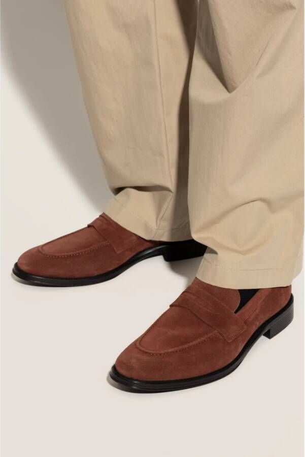 PS By Paul Smith Suède schoenen type loafers Brown Heren