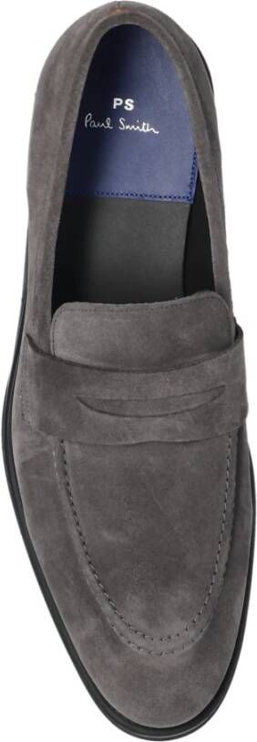 PS By Paul Smith Suède schoenen type loafers Gray Heren