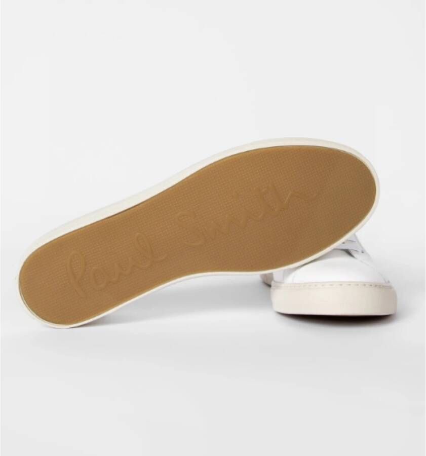PS By Paul Smith Witte 'Painted Stripe' 'Hansen' Sneakers