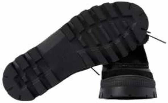 PS By Paul Smith Zwarte korrelige leren loafers Monda model
