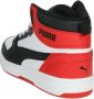 Puma rebound joy mid sneakers zwart rood heren - Thumbnail 8
