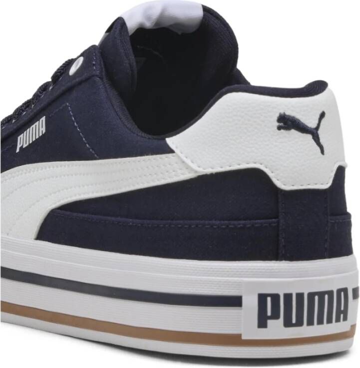 Puma Blauwe Court Sneakers voor Mannen