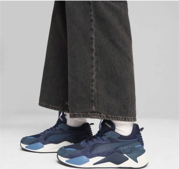 Puma Blauwe Heritage Vrijetijdssneakers Blue Heren