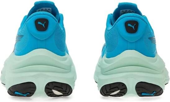 Puma Blauwe Veterschoenen met Logo Details