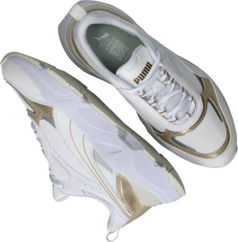 Puma Cassia Metallic Shine sneaker White Dames