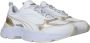 PUMA Cassia Metallic Shine Dames Sneakers White- Gold- Silver-Vapor Gray - Thumbnail 9