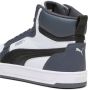 PUMA Caven 2.0 Mid Unisex Sneakers White- Black-Strong Gray- Silver - Thumbnail 6