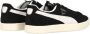 Puma Clyde Hairy Suede Lage Schoen Zwart Ivoor Black Heren - Thumbnail 5
