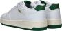 Puma Klassieke Court Sneaker met Groene en Gouden Accenten White Heren - Thumbnail 7