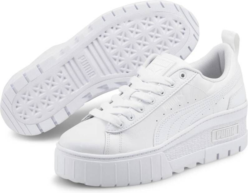 Puma Dames Mayze Wedge Sneakers White Dames