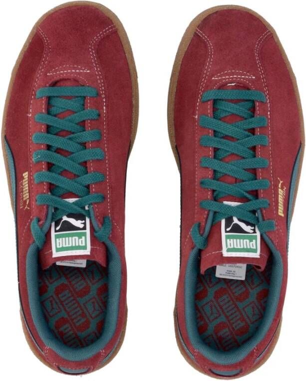 Puma Donker Jasper Lage Schoen met Leer Brown Heren