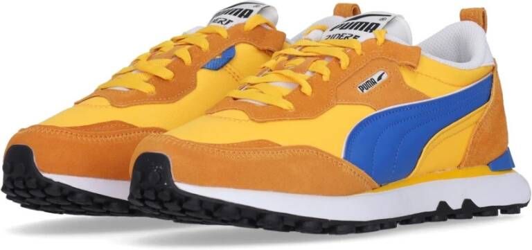 Puma Essentials Heren Lage Sneaker Tangerine Oranje Multicolor Heren