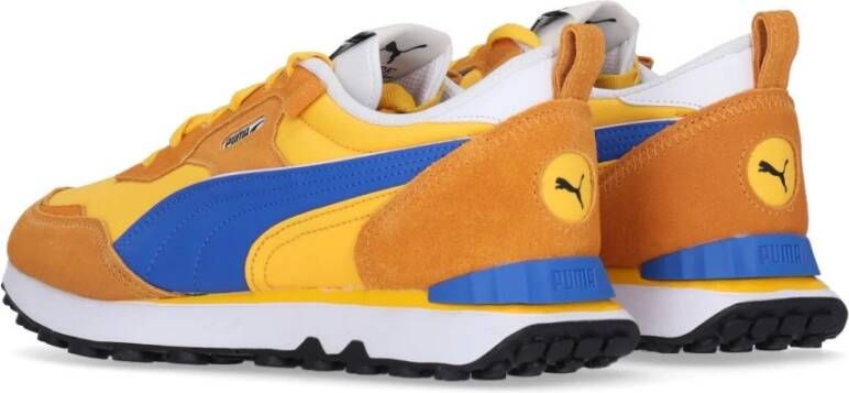 Puma Essentials Heren Lage Sneaker Tangerine Oranje Multicolor Heren