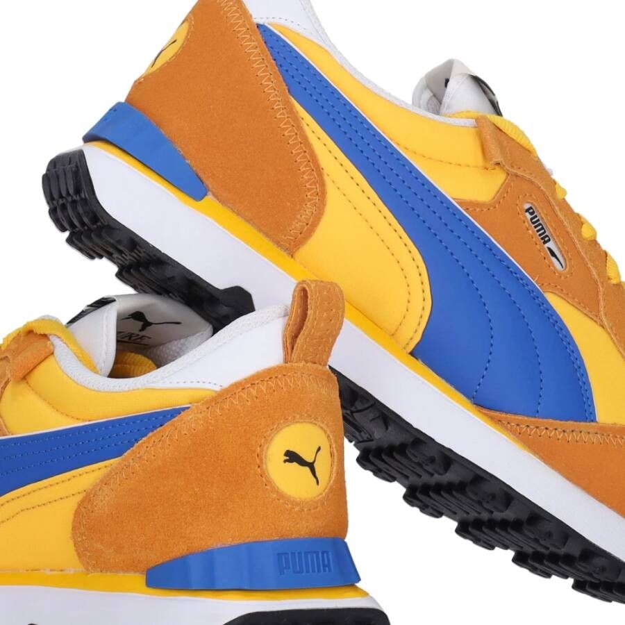Puma Essentials Heren Lage Sneaker Tangerine Oranje Multicolor Heren