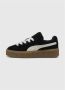 PUMA Rihanna Fenty Creeper Phatty Zwart Wit Suede Sneakers Dames - Thumbnail 3