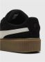 PUMA Rihanna Fenty Creeper Phatty Zwart Wit Suede Sneakers Dames - Thumbnail 4
