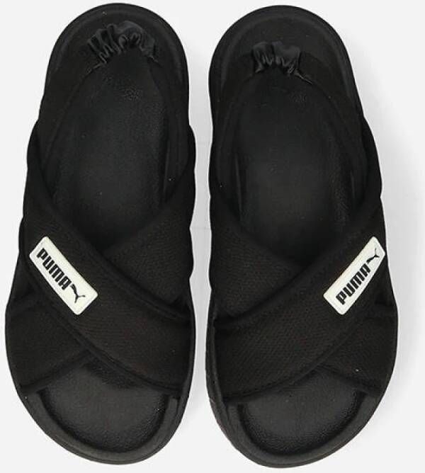 Puma Flat Sandals Zwart Dames