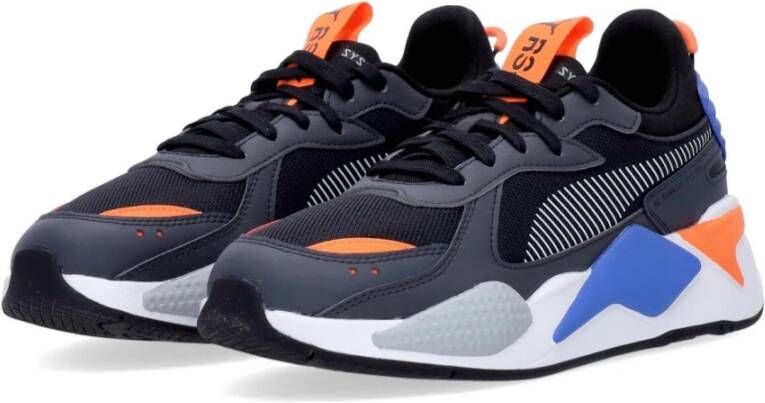 Puma Geek Zwart Sterk Grijs Lage Sneaker Multicolor Heren