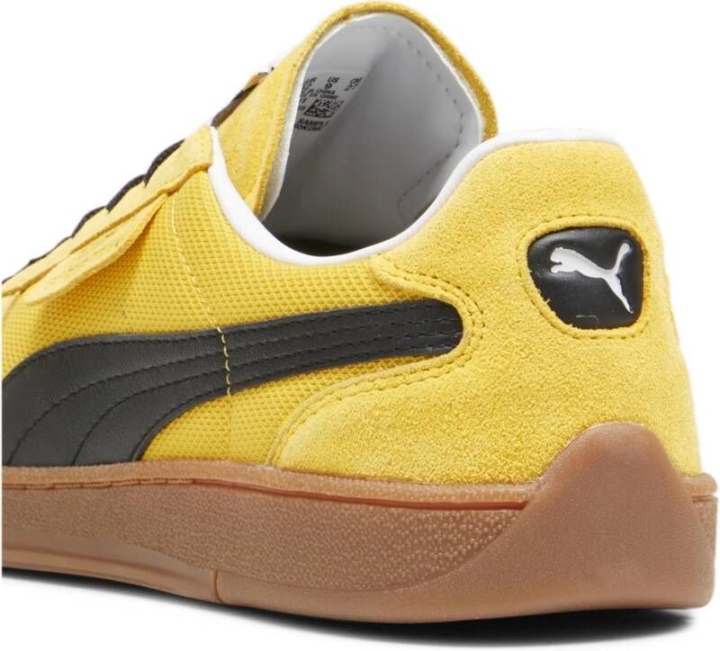 Puma Gele Team Sneakers 1982 Design Details Yellow Heren