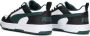 Puma Rebound V6 Lo Jr sneakers wit zwart donkergroen - Thumbnail 11