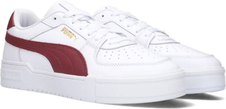 Puma Heren Witte Leren Sneakers White Heren