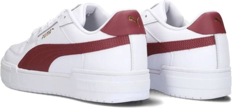 Puma Heren Witte Leren Sneakers White Heren
