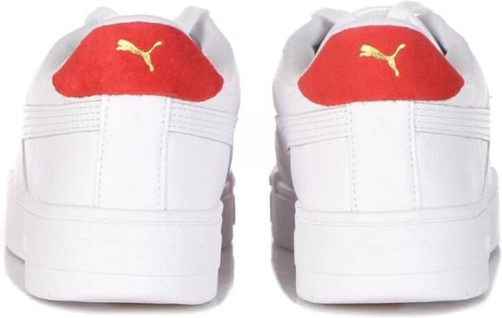 Puma Heritage Low Pro Sneaker Wit Rood White Heren