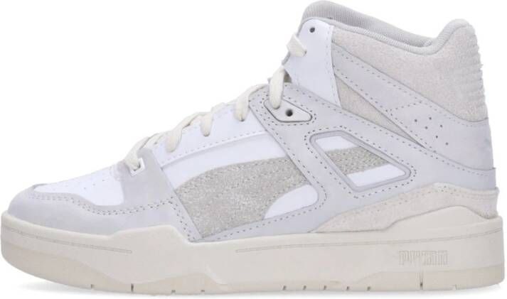 Puma Hoge sneaker in wit grijs White Dames