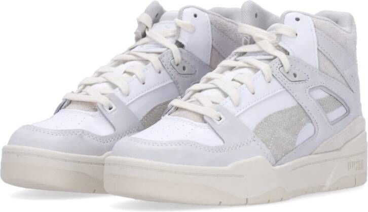 Puma Hoge sneaker in wit grijs White Dames