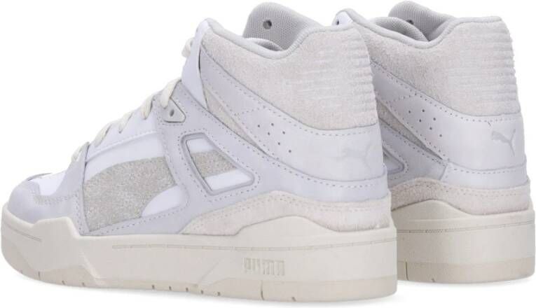 Puma Hoge sneaker in wit grijs White Dames