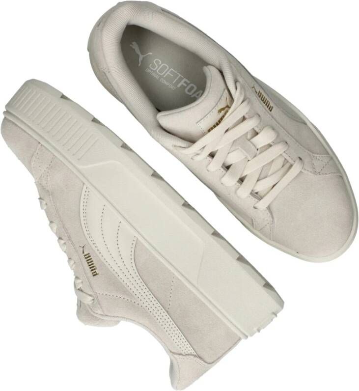 Puma Beige Suède Damessneaker Beige Dames