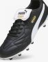 PUMA King Top Gras Kunstgras Voetbalschoenen (MG) Zwart Wit Goud - Thumbnail 6