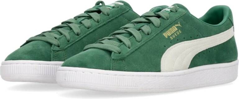 Puma Klassieke Suède Lage Sneaker Vine Wit Green Heren