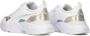 PUMA Cassia Metallic Shine Dames Sneakers White- Gold- Silver-Vapor Gray - Thumbnail 7