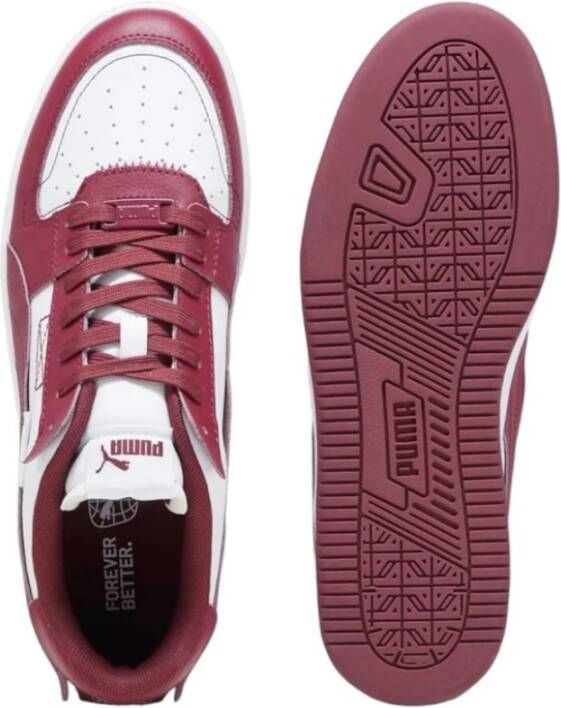 Puma Lage Top Vintage Stijl Synthetisch Leren Sneakers Red Heren