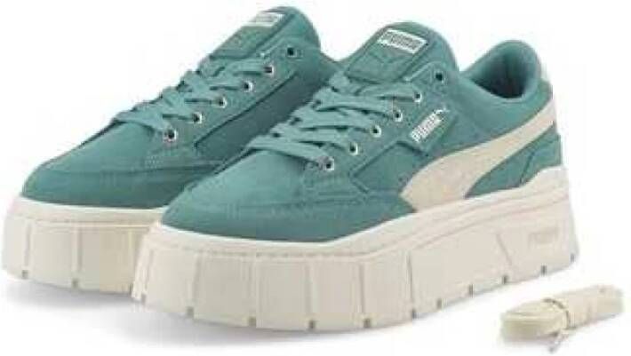 Puma Mayze Stack Sneakers Blauw Dames