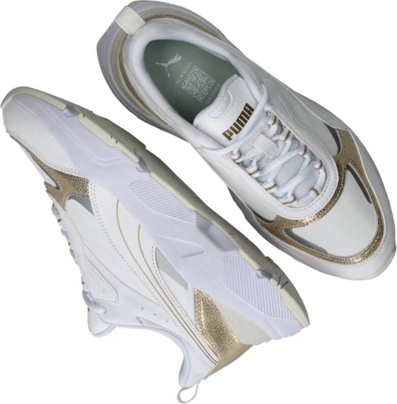 Puma Metallic Shine Sneaker voor dames White Dames